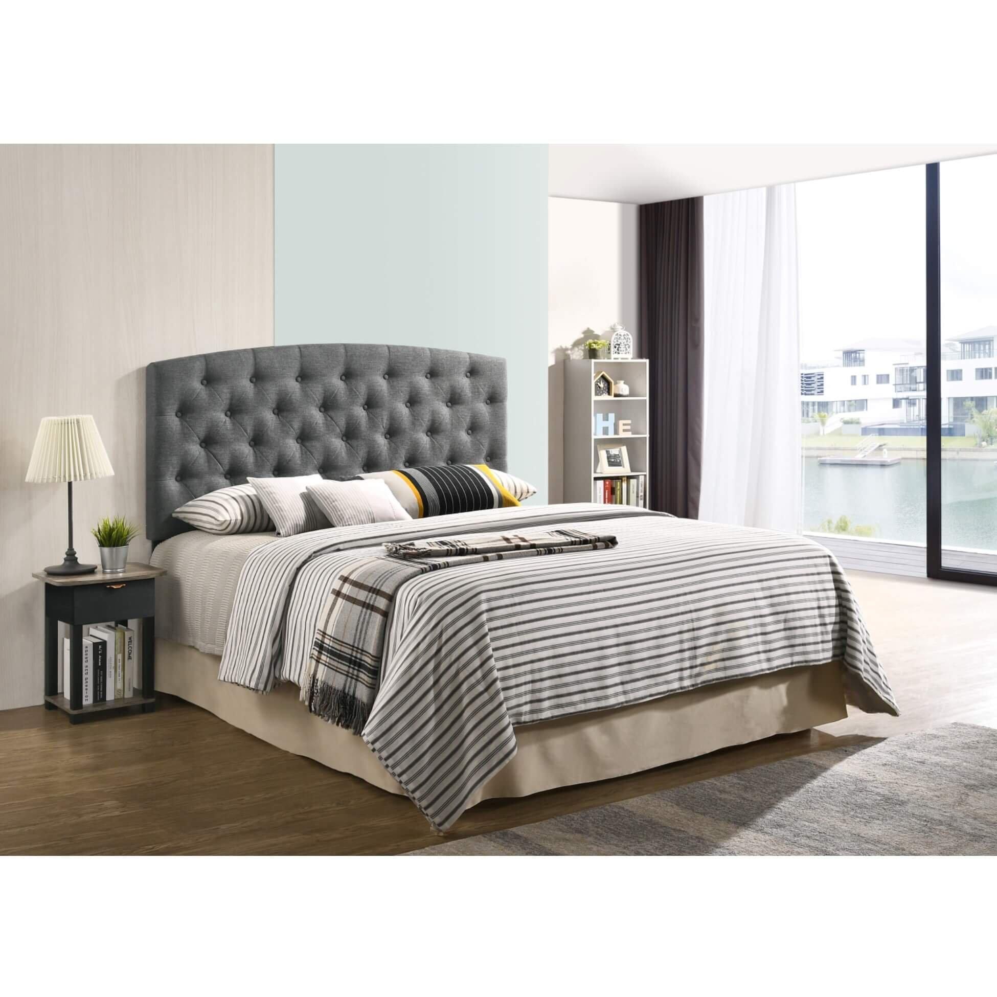 Rent to Own Crown Mark Inc Amelia Queen Bed w/ Woodhaven Tight Top Firm